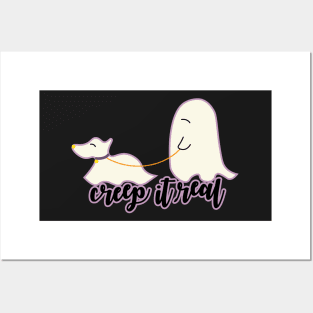 Creep It Real Ghost + Ghost Puppy Posters and Art